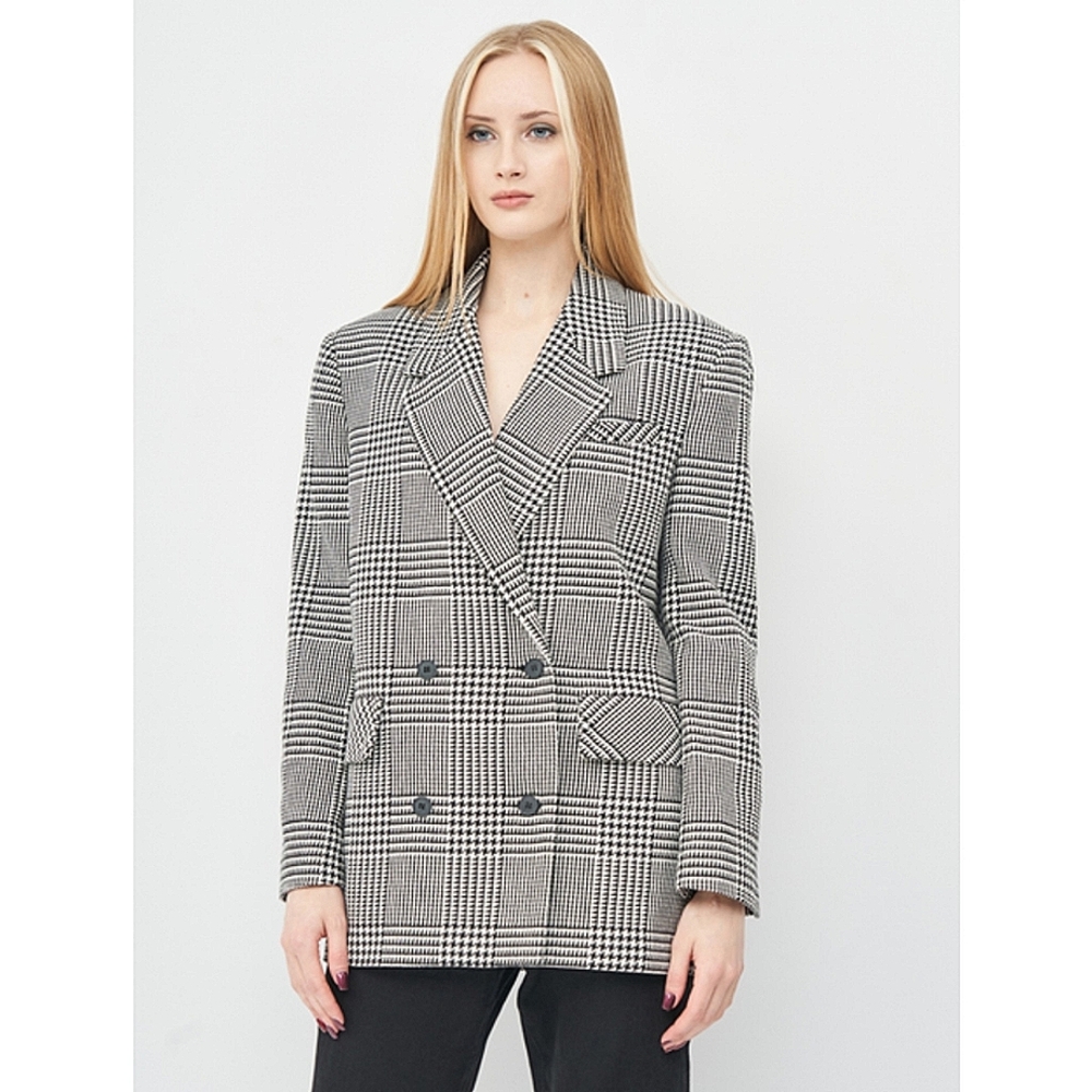 Zara Oversized Checkered Blazer - image 4